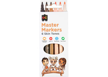 Master Markers Skin Tones- Pk 6