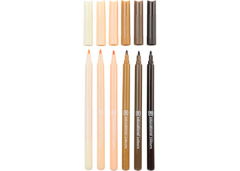 Master Markers Skin Tones- Pk 6